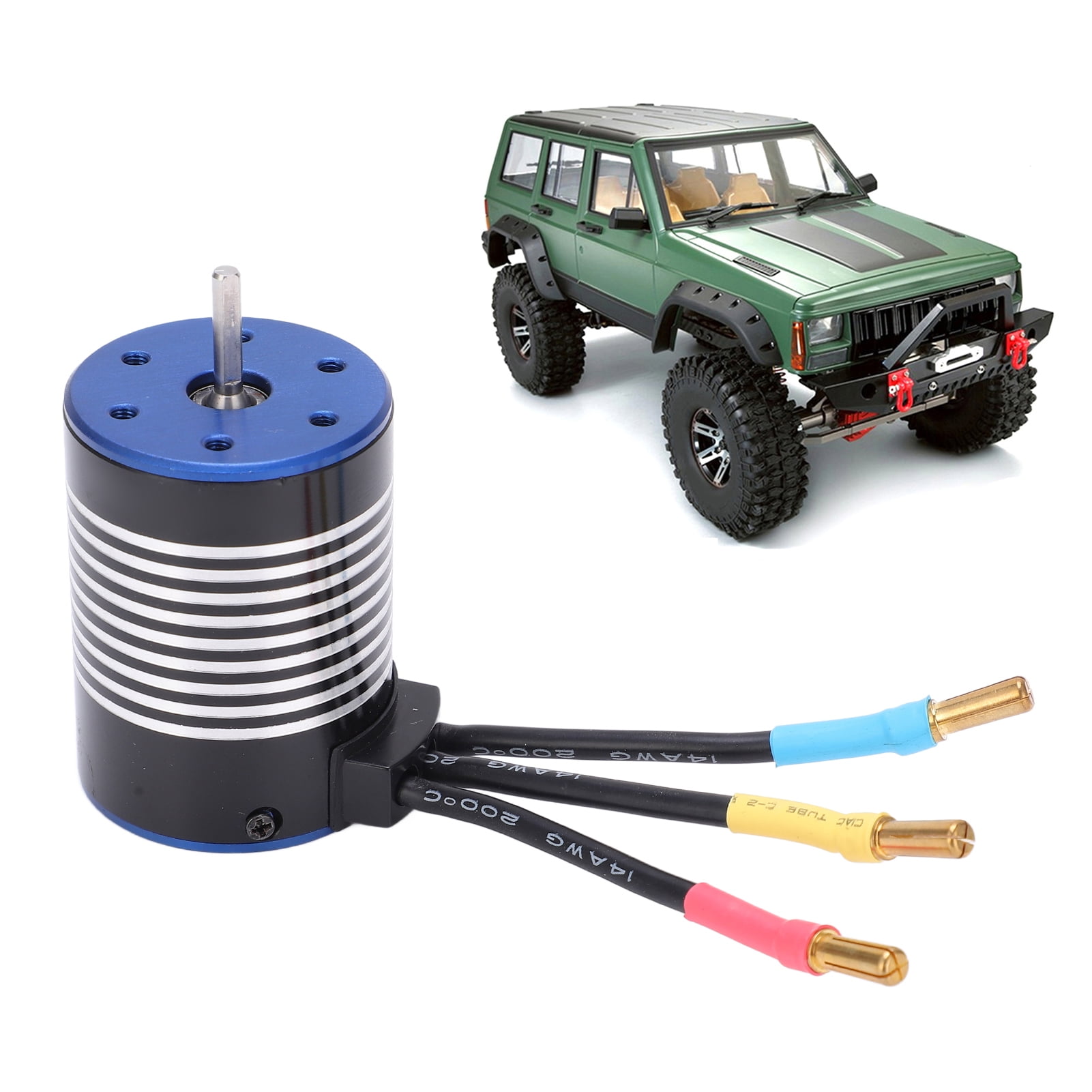 EOTVIA 1/10 RC Sensorless Brushless Motor,3650 3500KV RC Sensorless
