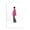 Fuchsia Coat Woman Silhouette, variant on Stupell Industries Contemporary Diamond Jewelry Girl Canvas Art, 16 x 24, by Martina Pavlova