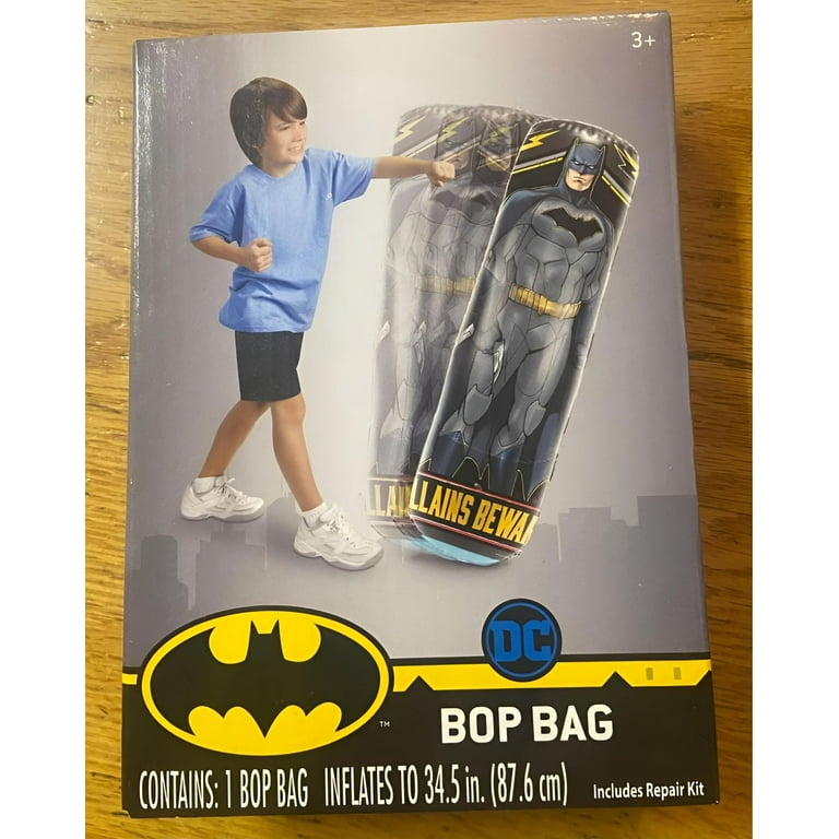 What Kids Want Batman Punching Bag for Kids Freestanding Inflatable Boxing Bag Indoor and Outdoor Kids Bop Bag Toy for Exercise and Play Durable