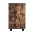 thumbnail image 5 of Drawer Dresser Storage Cabinet for Makeup Dresser Tall Chest of Drawers, Drawer Chest Makeup Cabinet with Wheels Wood Closet Storage Drawers for Bedroom -Color:Rustic Brown,Size:5 Drawer With Shelf, 5 of 10