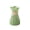 B-Green, variant on JeashCHAT Plastic Vase Small Flower Vase Decorative Striped Vase Faux Ceramic Look Vase for Home Living Room Dining Table Office Decor Bedroom Table Shelf Centerpiece