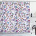 thumbnail image 1 of Ambesonne Pastel Shower Curtain, Doodle Botany Garden, 69"Wx84"L, Multicolor, 1 of 3