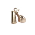 thumbnail image 4 of Sandalia de Tacón Alto 14 cm para Mujer Antonio Cavala 2907 Negro o Dorado Plataforma 4 cm dorado 22, 4 of 5