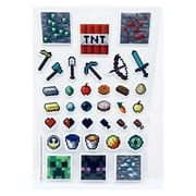 Minecraft Sticker Book with Puffy Stickers 4 Sheets