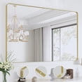 thumbnail image 6 of VIPLOOK Framed Wall Mounted Bathroom Vanity Mirror 48" * 32" - Brushed Gold, 6 of 10