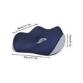 thumbnail image 3 of Fiudx Cojín Ortopédico para Asiento, Almohadilla de Espuma para Silla, Cojín para Aliviar El Coxis, Ideal para Uso En Casa, Oficina y Viajes, Funda Lavable a Máquina, Ayuda para La Alineación Espinal, 3 of 4