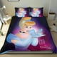 thumbnail image 1 of Cenicienta, la Princesa Conjunto de sábanas temático, trío de piezas, cómodo y amigable con la piel, diseño único, regalo de decoración para el hogar para familiares, amigos y fans,173cm *218cm, 1 of 6