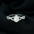 thumbnail image 4 of Rosec Jewels Certified Lab Created Diamond Engagement Ring - Designer Ring - EF-VS Quality, 925 Sterling Silver, US 4.00, 4 of 10