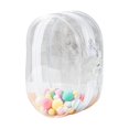 thumbnail image 4 of MERIGLARE Clear Figure Display Bag Display Case for Figures, Tiny Doll Pouch, Waterproof Zipper Closure Small Doll Storage Bag for Doll White Keychain Ball, 4 of 9
