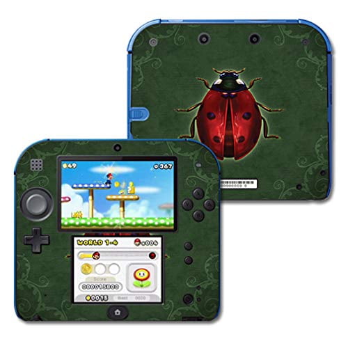 MightySkins Skin Compatible with Nintendo 2DS - Flashy Ladybug | Protective Durable and Unique Vinyl Decal wrap Cover | Easy to Apply Remove and Change Styles | Made in The USA