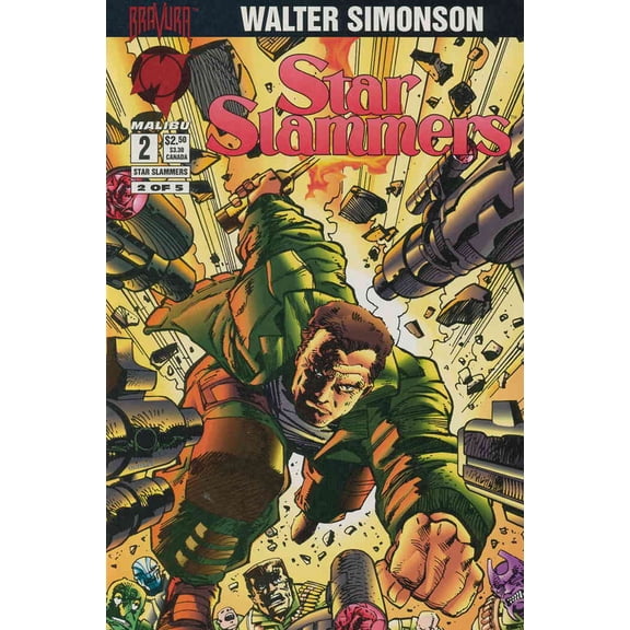 Star Slammers (Malibu) #2 VF ; Malibu Comic Book