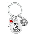 thumbnail image 1 of Hot6sl Birthday Gifts Live Laugh Birthday Keychains Inspirational Gifts for Friend, 1 of 1