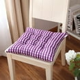 thumbnail image 3 of Office Chair Seat Cushion, 16X16 In, Purple Checkered Weave, Pressure Relief, Work from Home, 1 Pc, 3 of 6