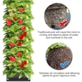 thumbnail image 4 of 7 Pockets Vertical Hanging Planter, Wall Mount Garden Grow Bag for Indoor Outdoor Yard Balcony Planting Strawberries Flower Herbs Succulents Plants, 4 of 8