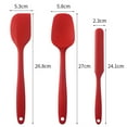 thumbnail image 3 of Spatula Kitchen Utensils - 6 Pieces Silicone Spatula Set Heat Resistant, Cooking Utensils Food Grade Rubber Spatulas for Nonstick Cookware Kitchen Baking, 3 of 5