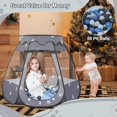 thumbnail image 2 of Piscina de bolas Wilhunter Baby con 50 pelotas y tienda de campaña de 109 x 90 cm para interiores y exteriores, 2 of 8
