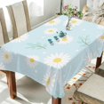 thumbnail image 3 of Coolnut Outdoor & Indoor Rectangle Tablecloth,Beautiful Little Daisies Dinner Table Cover for Patio, Picnic, Holiday Party 60x90In, 3 of 7