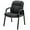 Black, variant on Waiting Room Chair Reception Chair Office Guest Chair, Executive Office Chair PU Leather Desk Chair No Wheels, Lobby Chair Conference Room Chair with Padded Arms