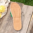 thumbnail image 6 of KIJBLAE Women's Round Toe One Band Soft Sole Slide Slippers, Wide Width Indoor Outdoor Non Slip Casual Summer Beach Slides Green 37, 6 of 9