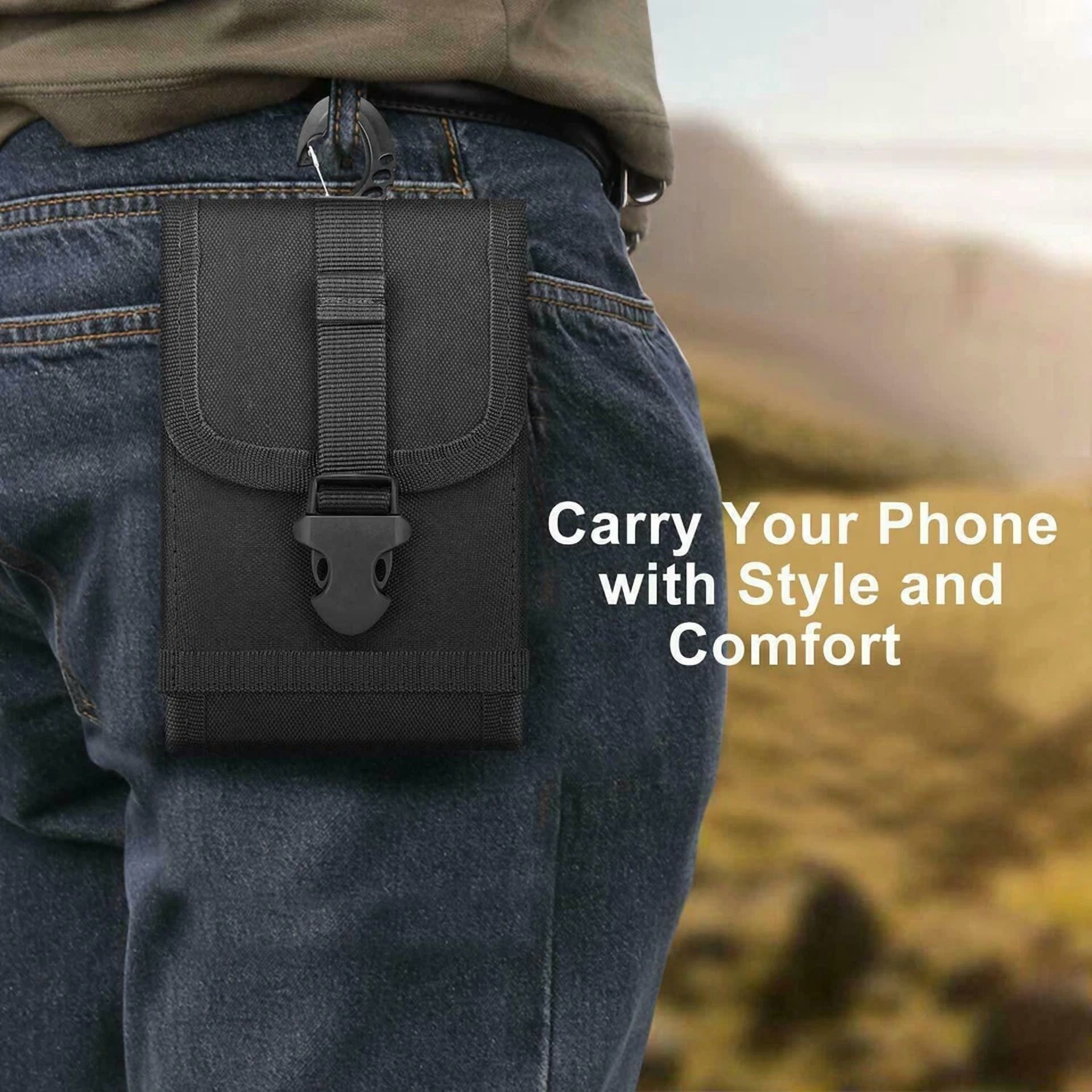 BRAWN- Outdoor Military Molle Pouch Belt Waist Bag Cell Phone Holder Mobile Phone Case