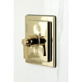 thumbnail image 3 of Kingston Brass KB5892NDL NuvoFusion Single-Handle Pressure Balanced Tub and Shower Faucet, Polished Brass, 3 of 7