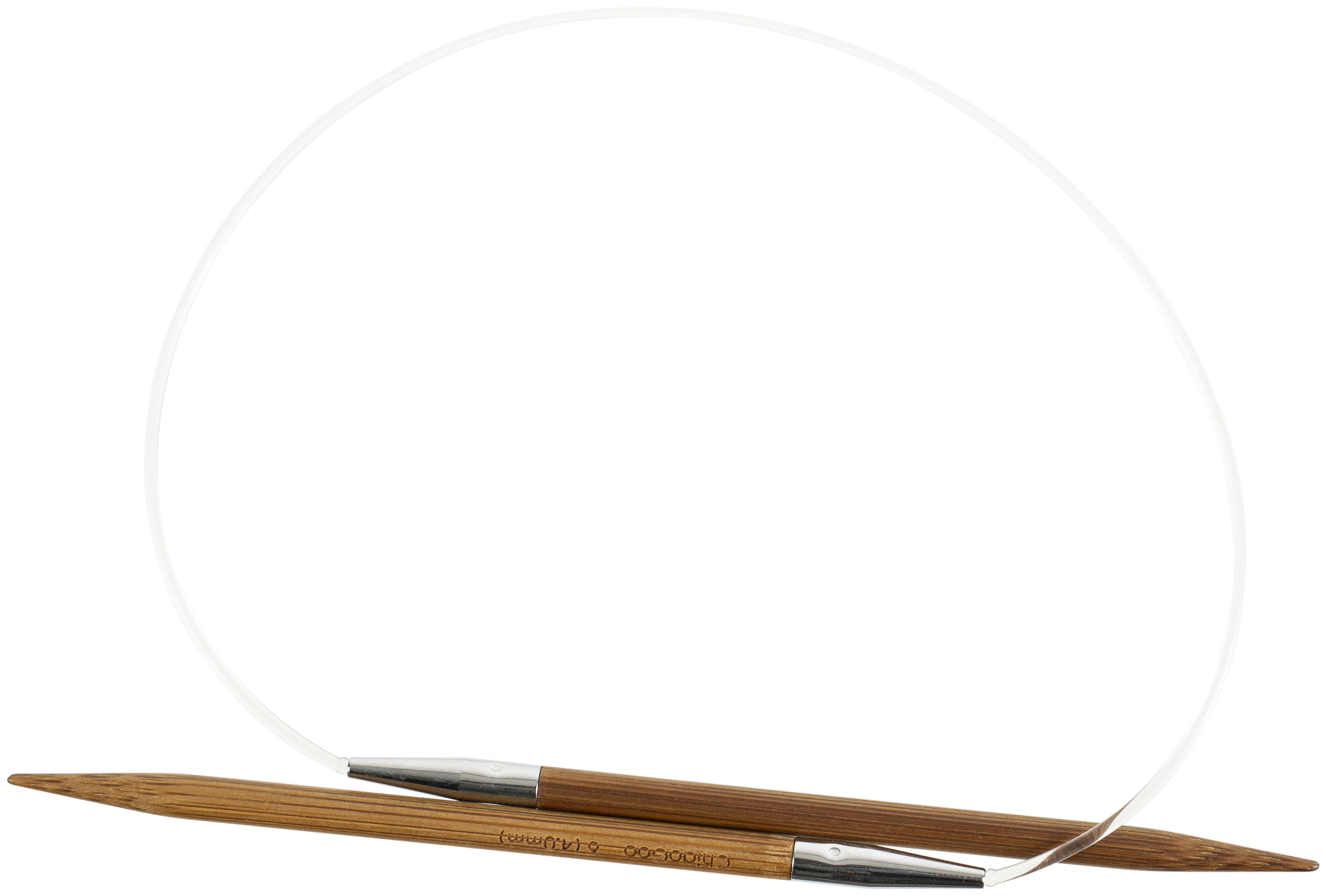 ChiaoGoo Bamboo Circular Knitting Needles: 40 Inch (100 cm) Cable