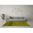 thumbnail image 3 of Ahgly Company Indoor Rectangle Abstract Yellow Contemporary Area Rugs, 2' x 4', 3 of 4
