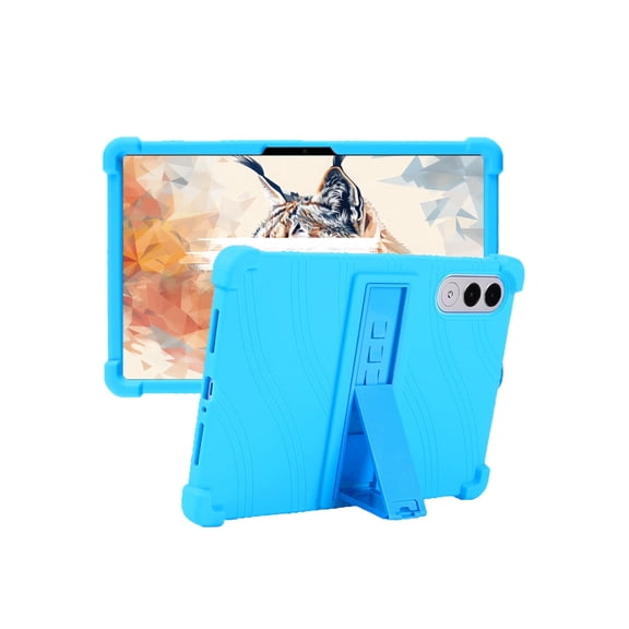 Silicone Case for Lenovo Yoga Tab 11.1 inch, Soft Flexible Shockproof Protective Tablet Cover, Anti-Scratch & Lightweight Slim Design-Sky Blue