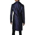 thumbnail image 2 of Anne Klein Womens Jacquard Coat, Blue, 2, 2 of 2