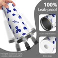 thumbnail image 2 of Floral 30oz Handheld Travel Tumbler with Handle – Double Wall Stainless Steel Insulated Cup, Flip Straw Lid, Leak-Proof & BPA-Free, Durable Hot & Cold Drink Mug,Thanksgiving, Xmas, Spring ,Flower, 2 of 6