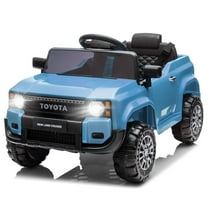 UBesGoo 12V Ride On Car Toys, Licensed Toyota Kids Powered Electric Car with Remote Control for Girls Boys, Blue