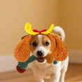 thumbnail image 4 of Hoosue Dog Reindeer Antlers Headband, Dog Christmas Antlers for Medium Large Dogs Fluffy Elastic Pet , Adjustable Deer Antlers for Dogs & Cats Halloween Christmas Party Birthday (A), 4 of 6