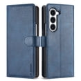 thumbnail image 5 of ELEHOLD Case for Samsung Galaxy Z Fold 5, Shockproof PU Leather Wallet Case with Credit Card Holder Kickstand,Blue, 5 of 6