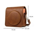 thumbnail image 2 of Case For Instax Square Sq1 Instant Camera - Premium Protective Travel Camera Case Cover With Detachable Strap Brown, 2 of 6