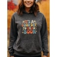 thumbnail image 2 of Motivational Reading Hoodie for Men Women, Pullover Hooded Sweatshirt, Cozy Cotton Poly Blend, Casual Reading Quotes Graphic Style, Comfortable Unisex Everyday, 2 of 5