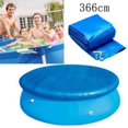 thumbnail image 1 of Solar Round Pool Cover for 6 8 10 12 15Ft Round Diameter Easy Set Dust Pool Cover, 1 of 4