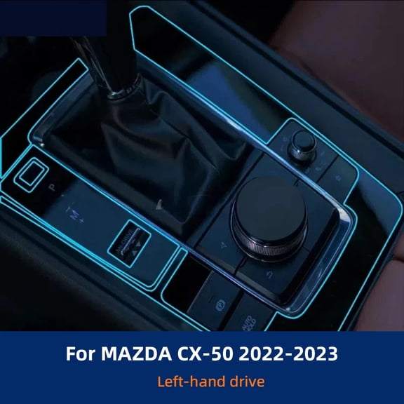 For MAZDA CX-50 22-25 CX50 Protective Film Interior Center Console Transparent TPU Anti-scratch Repair Film Accessories Refit