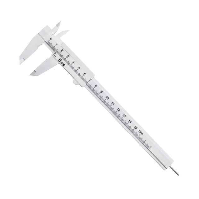 Bgsha 0-150mm Vernier Calipers Single Rule Scale Plastic Depth Height Measure Tool