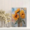 thumbnail image 2 of Abstract Impressionist Sunflower Bouquet Canvas Wall Art, Artistic Flower Print for Living Room, Bedroom and Hotel Decor, 2 of 8