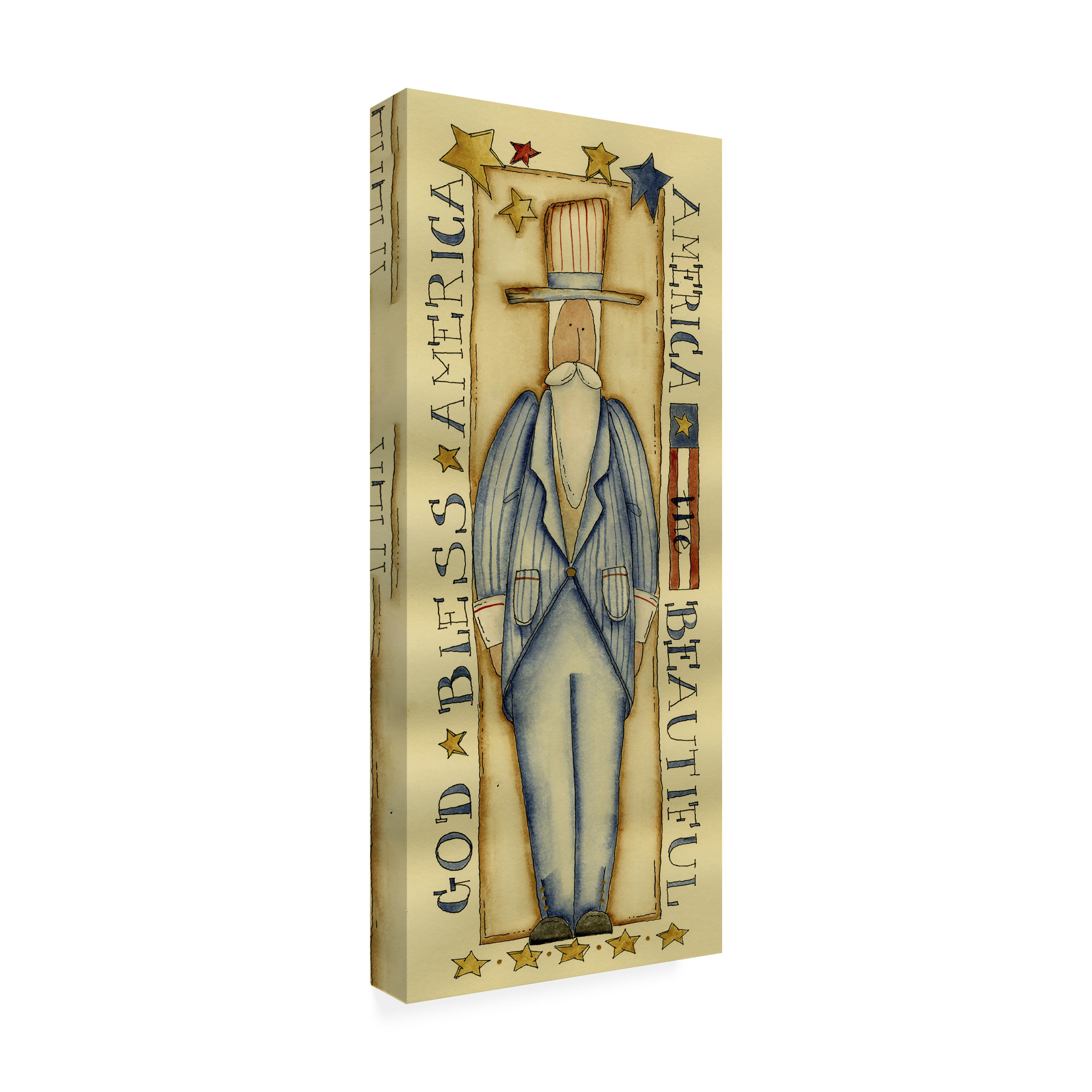 Trademark Fine Art 'America' Canvas Art by Maureen Lisa Costello