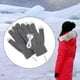 thumbnail image 4 of Guantes calefactables USB para manos completas, de invierno, para portátil, para escribir, lavables, para ciclismo gris, 4 of 8