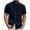 #Navy, variant on DPTALR Men's Casual Solid Color Short Sleeve Stand Collar T-shirt,Army Green, XXL