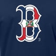 thumbnail image 4 of Men's New Era Navy Boston Red Sox Dominican Republic Flag Logo T-Shirt, 4 of 4