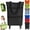 Black, variant on 2 in 1 Foldable Shopping Trolley Bag with Wheels, Large Capacity Rolling Grocery Cart, Lightweight Collapsible Shopping Cart for Travel Camping and Shopping