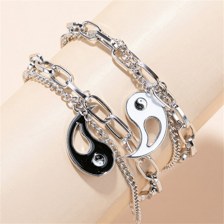 Metal couples shop bracelets