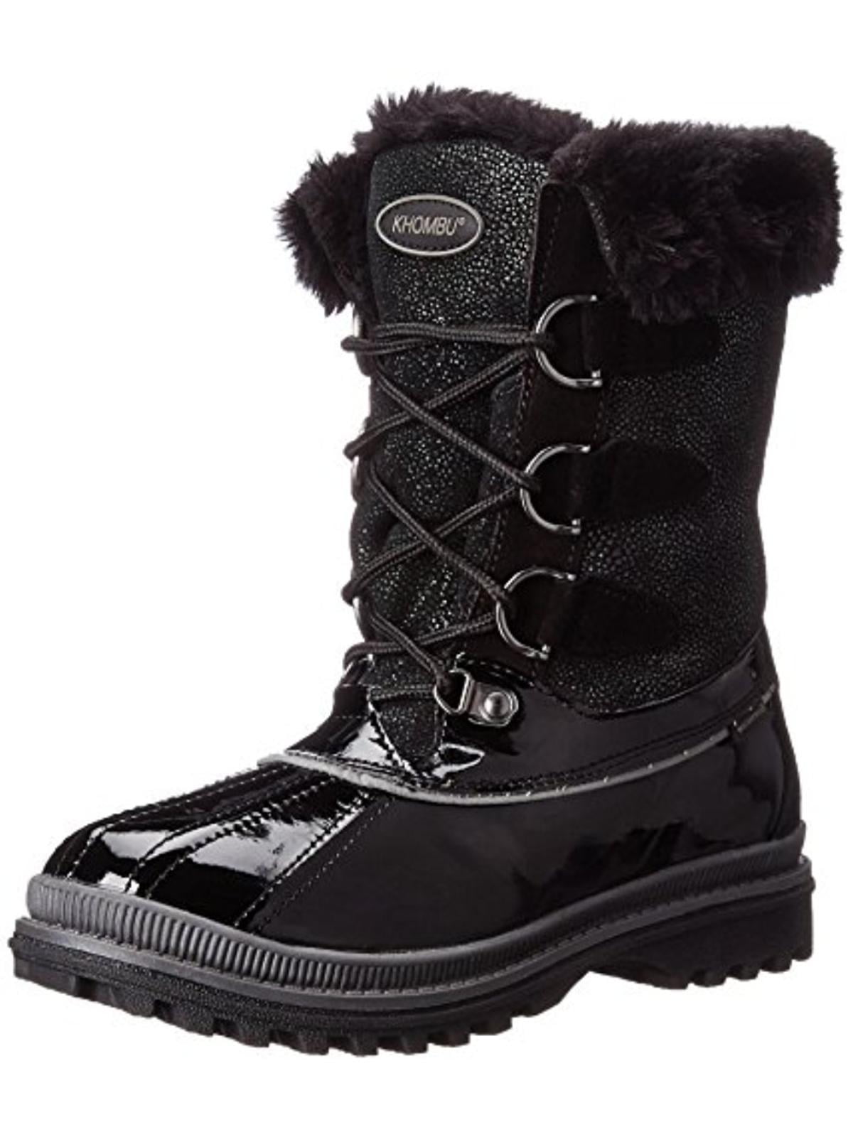 Women s Khombu Free Winter Boots with Faux Fur and Patent Trim in Bahrain at BHD 53 Rating 5