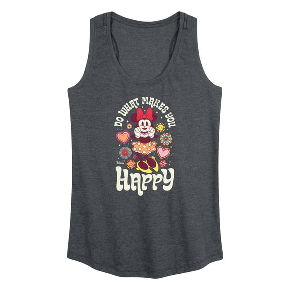 Disney - Mickey & Friends - Minnie Mouse - Do What Makes You Happy - Women's Racerback Tank Top