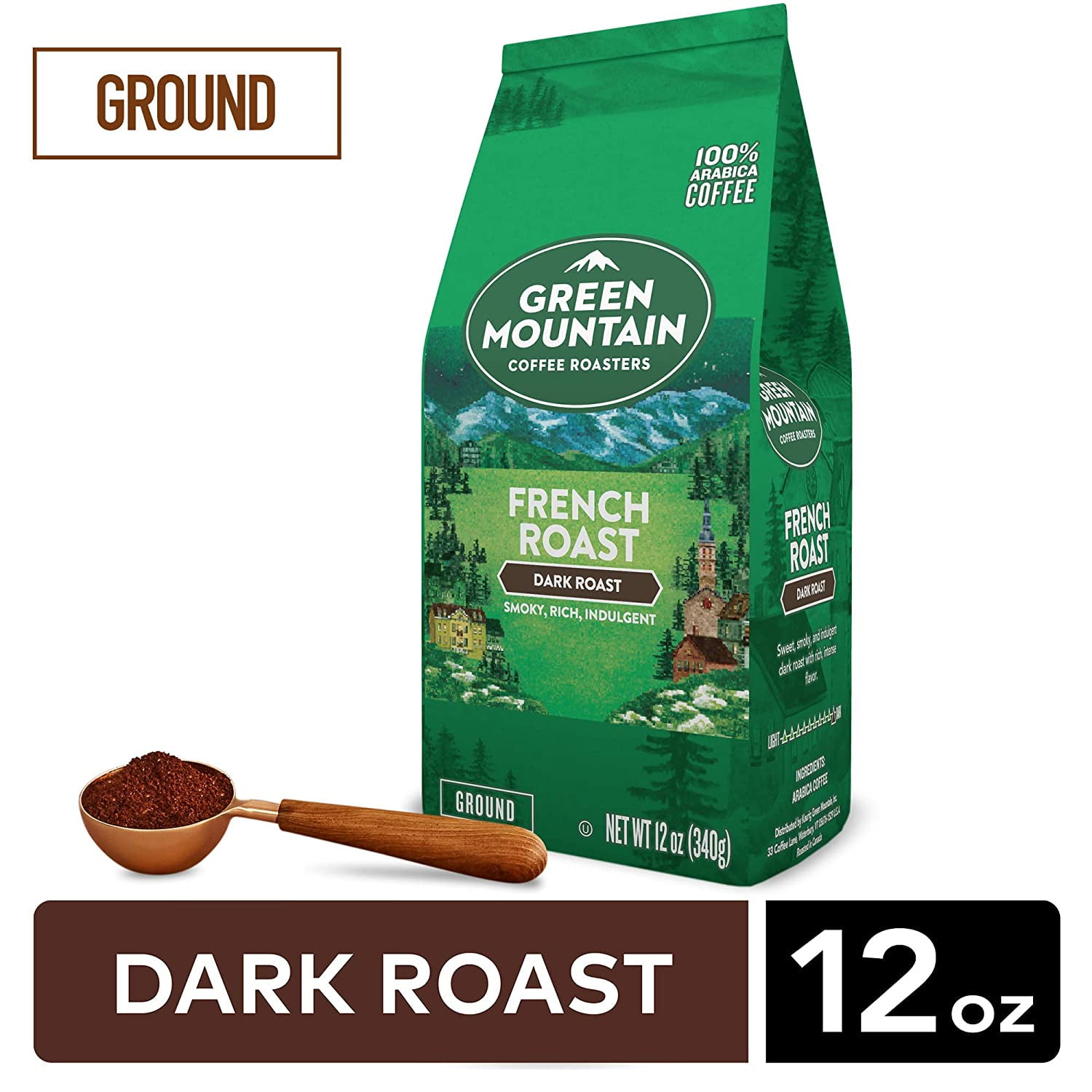Green Mountain Coffee French Roast, Ground Coffee, Dark Roast, Bagged