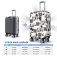 thumbnail image 2 of Luggage Cover Anti Scratch, Hawaiian Style Retro Elastic Suitcase Protector Fits 18-32 Inch Luggage, 2 of 2