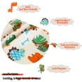 thumbnail image 5 of PiccoCasa 5 Piece Kids Bedding Set Microfiber Full Size Duvet Cover Set Dinosaur Pattern, 5 of 5